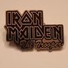 Iron Maiden "The trooper" logo pin