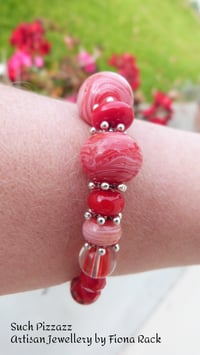 Image 2 of Blushing Red Bracelet