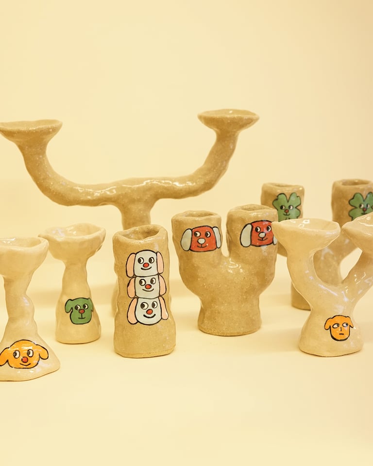 'Sunny' candle holder Image 2