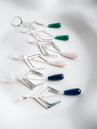Image 4 of Boucles d'Oreilles NERI Argentées - 3 Coloris