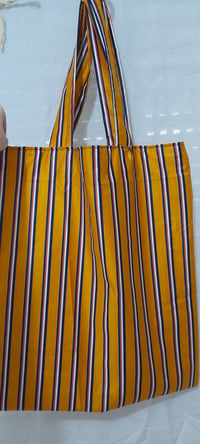 Image of Yellow Strip Bag 