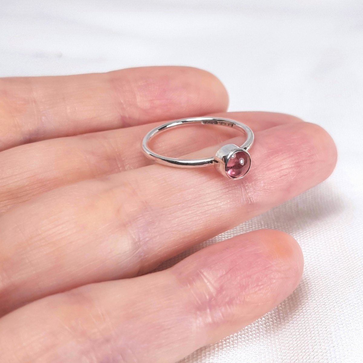 Natural Pink Tourmaline Silver Ring, 925 Sterling Silver Ring, sold Wedding Ring, Statement Ring, Mens Ring, Mens jewelry,