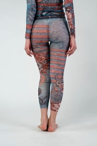 Image 4 of LEGGINGS DRAGON FLOWER