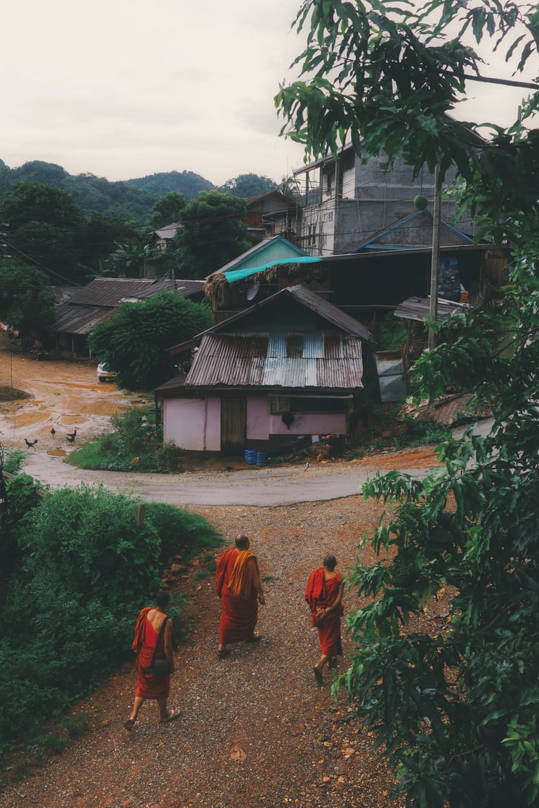 Image of Monks - Nong Khiaw, Laos. 2024