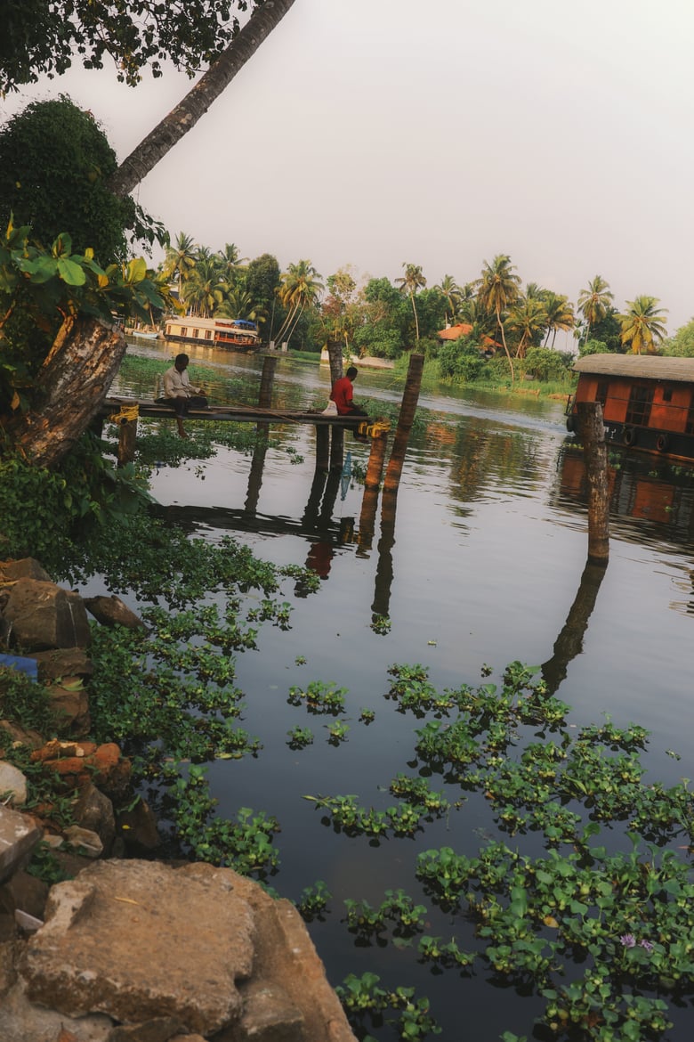 Image of Fisherman - Alleppey, India. 2024