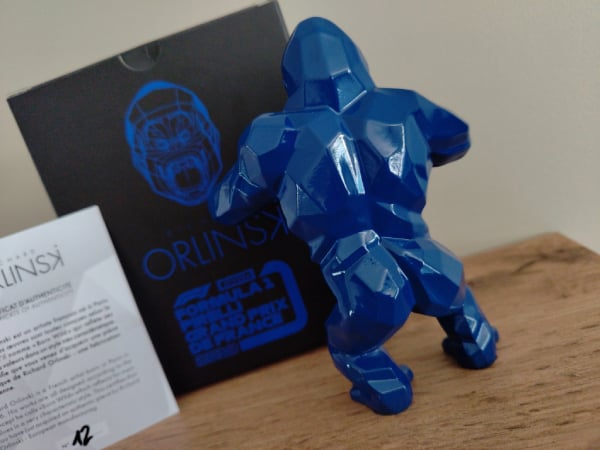 Richard Orlinski Kong Bleu Edition Exclusive Grand Prix Formule 1 de France 2019 Numéroté 12/20
