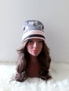 Gray Gucci & Pink Fashion Beanie 