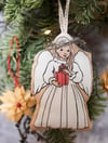 Little Angel Holly - Hanging Christmas Decoration