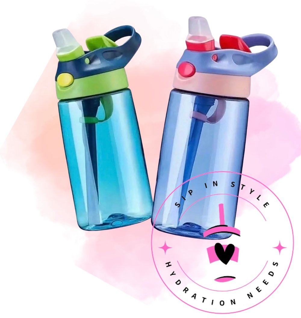 Kids Water bottle - Top Flip Straw