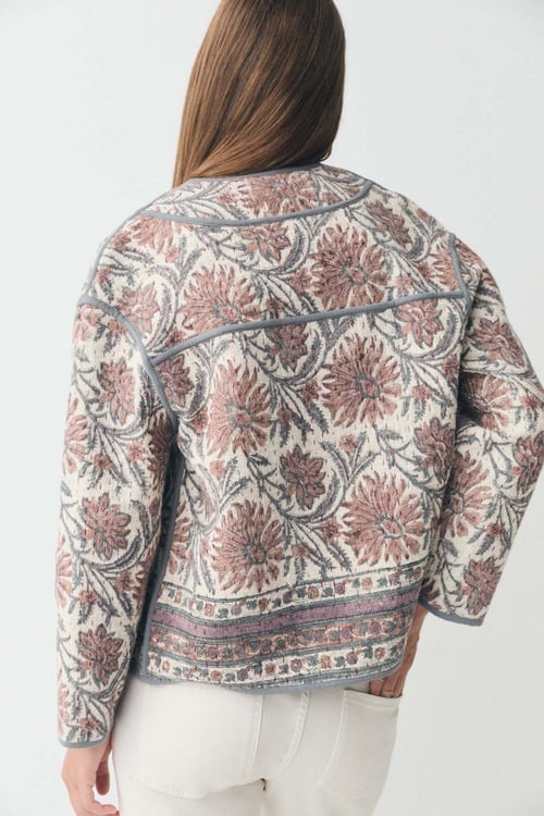 Image of 4-Chaqueta Kilim azul