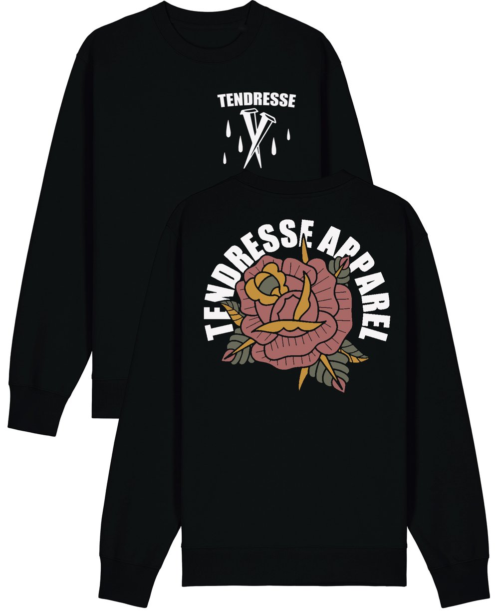 SWEAT TENDRESSE ROSE