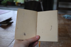 OLVE — petit carnet simple — papier artisanal et papier marbré