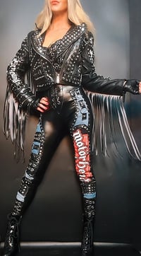 Image 6 of MOTORHEAD OVERKILL FRINGED BIKER JACKET