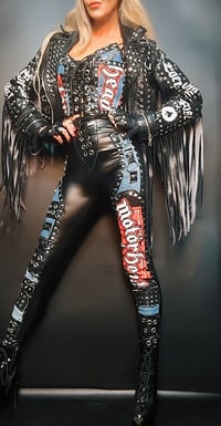 Image 7 of MOTORHEAD OVERKILL FRINGED BIKER JACKET