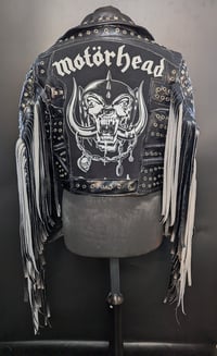 Image 10 of MOTORHEAD OVERKILL FRINGED BIKER JACKET