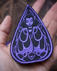 Image 2 of MOTH LADY embroidered patch