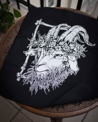 Image 1 of GOAT large screen printed patch