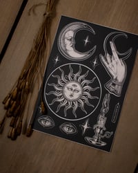 NIGHT sticker set