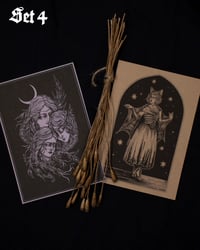 Image 4 of set of TWO MINI PRINTS - various