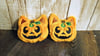 Jack O'Lantern Cat Bag Hangers