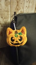Jack O'Lantern Cat Bag Hangers