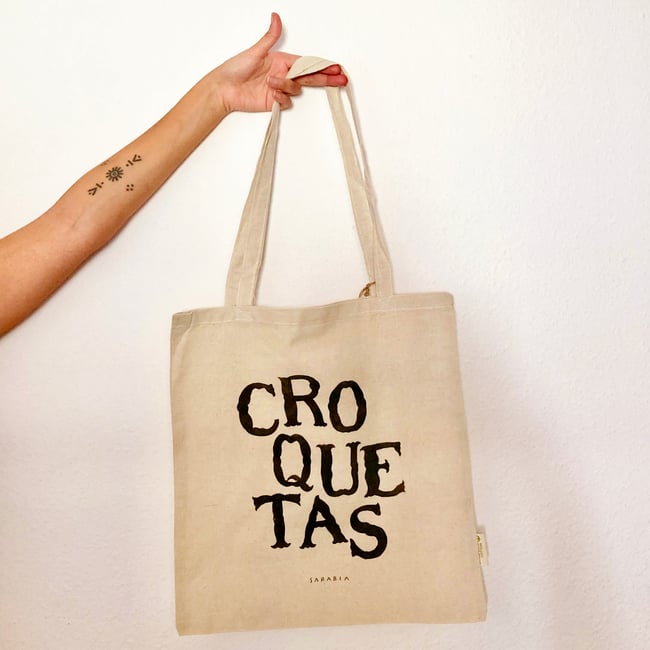 TOTE BAG CROQUETAS 