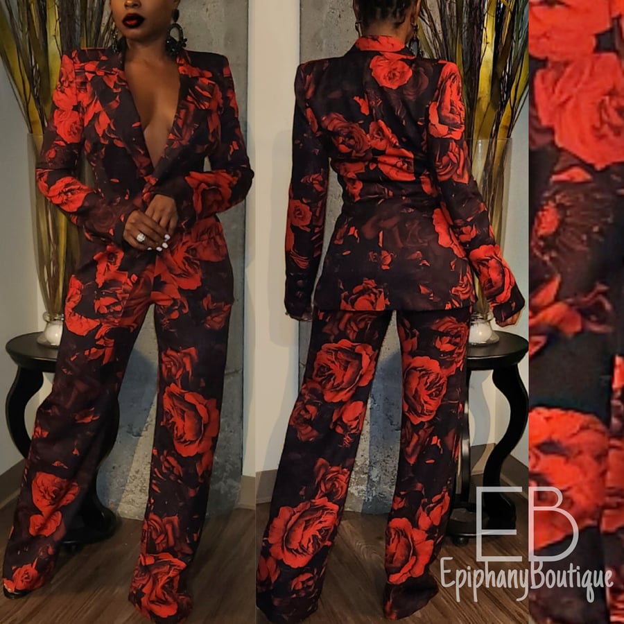 Image of The 'Give Me Roses' Suit 🌹