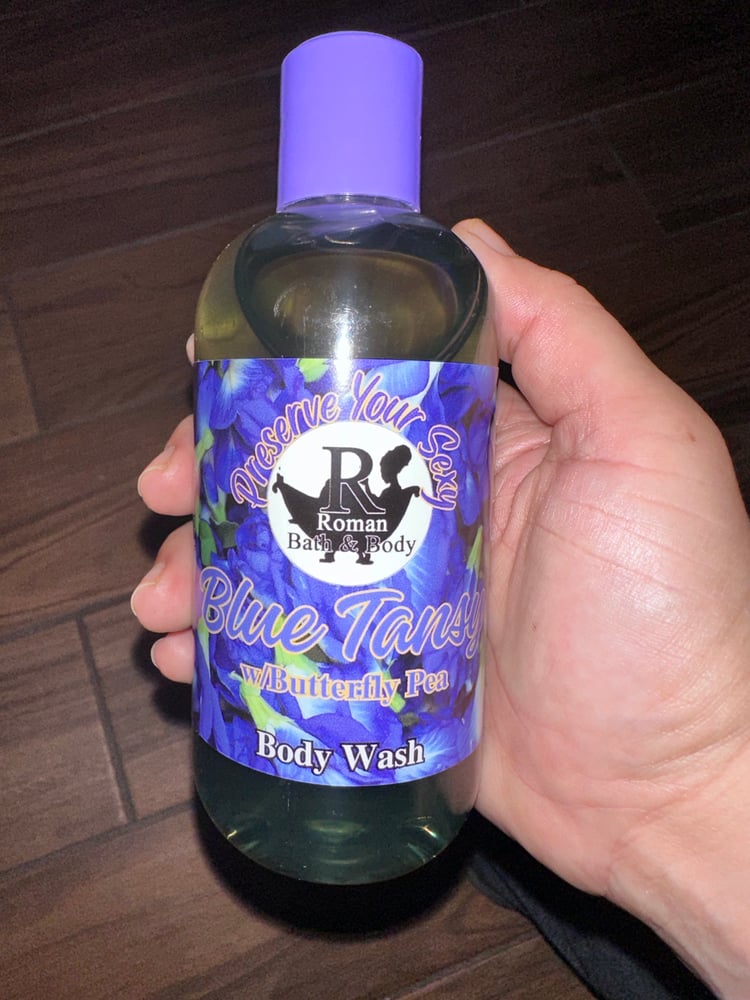 Image of Blue Tansy w/ Butterfly Pea Body Wash:Face Wash/Face Oil 