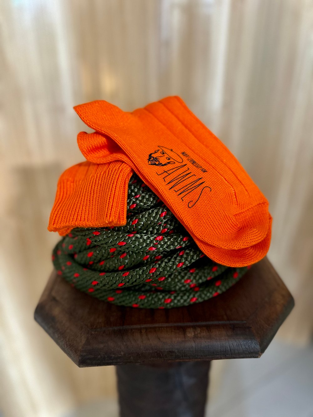 THE DECK SOCK (HUNTER ORANGE) 