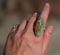 Image 2 of Royston matrix statement ring (size 10) 