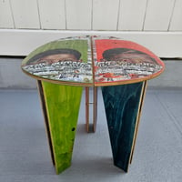 Image 1 of Recycled Skateboard Stool