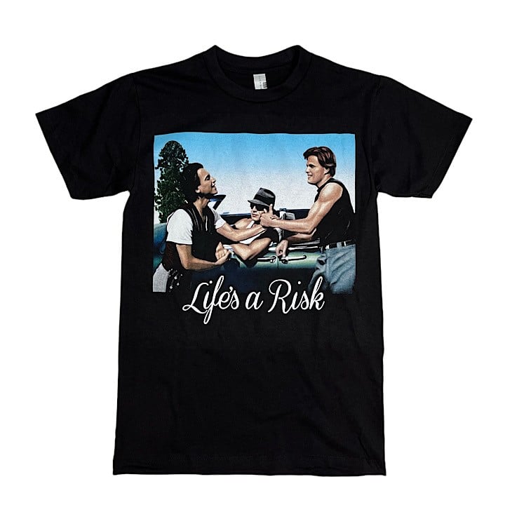 Image of 5pack UNISEX GRAPHIC TEES-LIFES A RISK