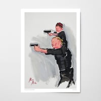 Haaland Hasbulla SWAT signed print