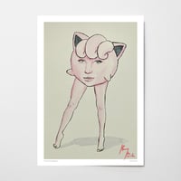 Taylor Swift Jigglypuff signed print