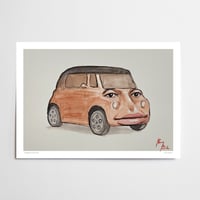 Mbappe Citroen AMI signed print