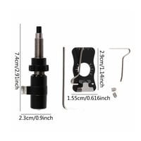 Image 3 of Gregory Archery Magnetic Arrow Rest & Plunger Set - Left/Right Hand