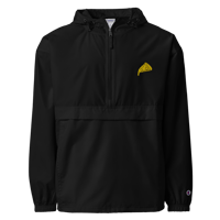 Gold Slice Embroidered Champion Packable Jacket