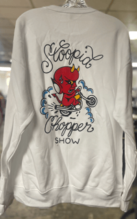 Image 2 of Stoopid Show White Crew Neck