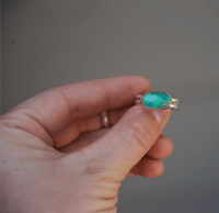 Image 2 of Emerald Valley ring (size 8.5)