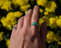 Image 4 of Emerald Valley ring (size 8.5)