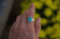 Image 2 of Sierra Bella turquoise ring No. 002 (size 8.25)