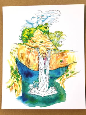 Image of Waterfall Laserprint 