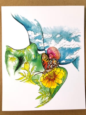 Image of Butterfly Kiss Laserprint 