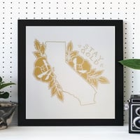 Image 1 of Stay Gold Screen Print - Limited Edition