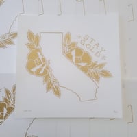 Image 2 of Stay Gold Screen Print - Limited Edition