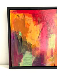 Image 2 of Shades of Fall (I); Acrylic on Wood Panel; 12x12 Inches