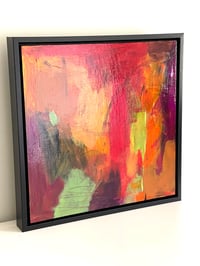 Image 4 of Shades of Fall (I); Acrylic on Wood Panel; 12x12 Inches