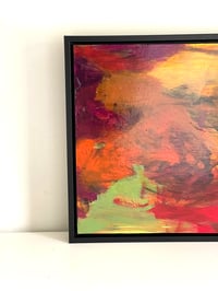 Image 4 of Shades of Fall (II); Acrylic on Wood: 12x12 Inches