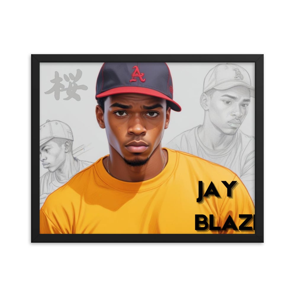 ZEN EXP - “Jay Blaze” Framed matte paper poster