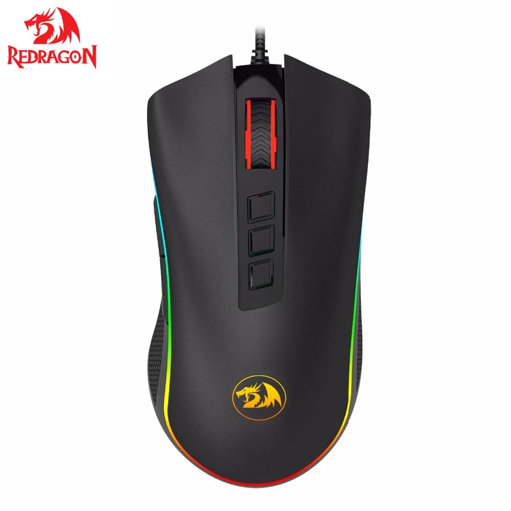 MSL Wired Gaming Mouse - 16.8 Million RGB Color, 10000 DPI, 9 Buttons, Optical LED